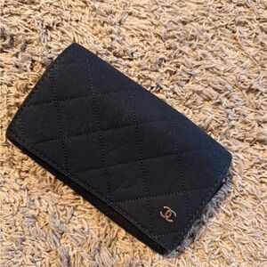 CHANEL Black Quilted Sunglasses Case